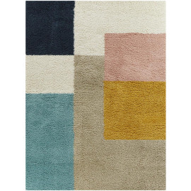 Tapis shaggy moderne beige Essex