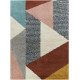 Tapis shaggy moderne beige Ethridge