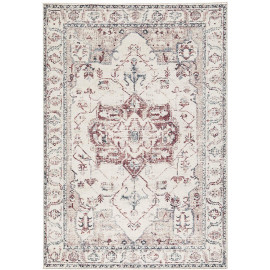 Tapis vintage ethnique crème Eureka