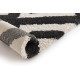 Tapis berbère à courtes mèches rectangle Fishtail
