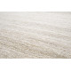 Tapis à courtes mèches crème Floweree