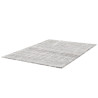 Tapis gris moderne rayé Benton