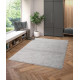 Tapis gris moderne rayé Harrison