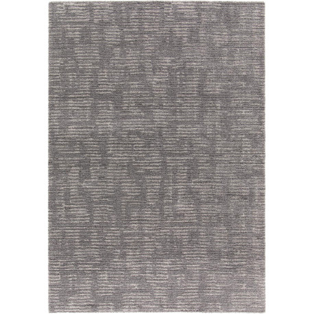 Tapis gris moderne rayé Harrison