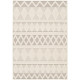 Tapis moderne crème graphique Fortine