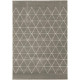 Tapis scandinave graphique à courtes mèches Froid