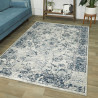 Tapis vintage bleu rectangle Garrison