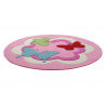 Tapis rose pour enfant tufté main Butterfly Party Esprit Home