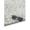 Tapis berbère bleu ethnique Greycliff