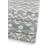 Tapis berbère bleu ethnique Greycliff