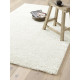 Tapis shaggy uni rectangle Hardin