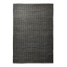 Tapis en jute et laine d'Inde noir Gobi Esprit Home