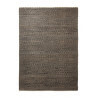 Tapis tissé main d'Inde noir en jute et laine Patna Esprit Home