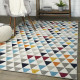 Tapis scandinave graphique multicolore Highwood