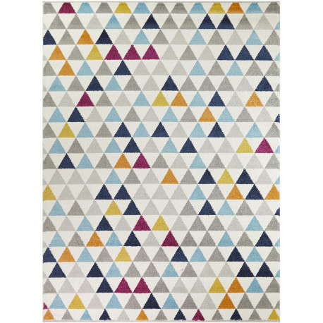 Tapis scandinave graphique multicolore Highwood