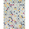 Tapis scandinave graphique multicolore Highwood