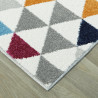 Tapis scandinave graphique multicolore Highwood