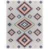 Tapis ethnique crème rectangle Hilger