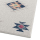 Tapis ethnique crème rectangle Hilger