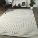 Tapis design crème Hobson