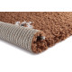 Tapis berbère shaggy ethnique rouge Huson