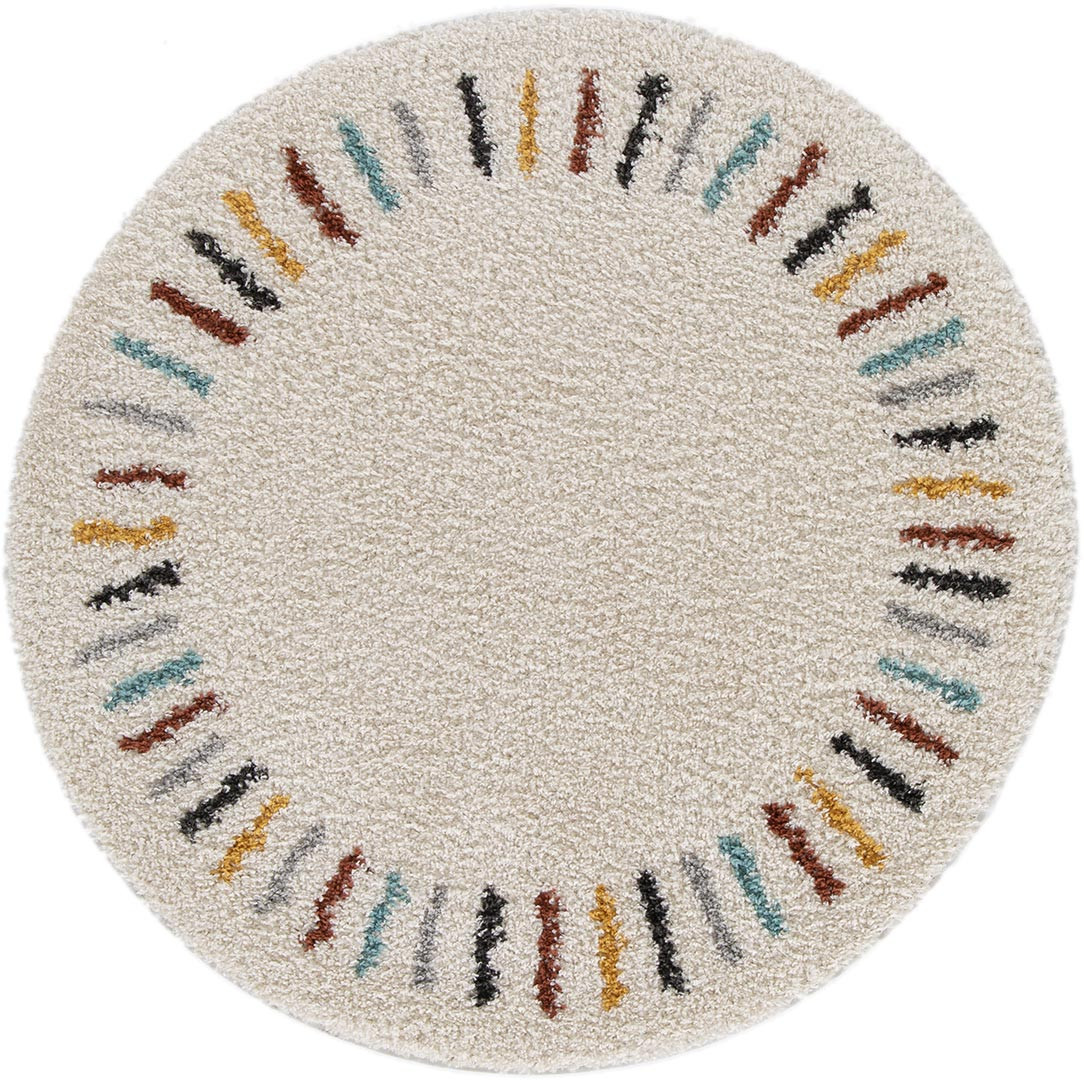 Tapis Rond Beige 200 cm