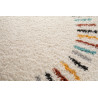 Tapis rond shaggy beige Inverness