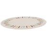 Tapis rond shaggy beige Inverness