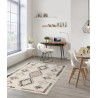 Tapis berbère shaggy ethnique Ismay