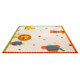 Tapis pour chambre de bébé blanc Animal Festival Sigikid