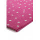 Tapis pour fille rose en polypropylène Schnuggi Sigikid