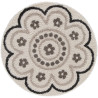 Tapis rond shaggy Jordan