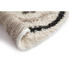 Tapis rond shaggy Jordan