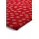 Tapis rouge pour chambre d'enfant Rainbow Rabbit Sigikid