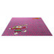 Tapis rose pour chambre d'enfant Rainbow Rabbit Sigikid