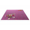 Tapis rose pour chambre d'enfant Rainbow Rabbit Sigikid