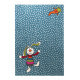 Tapis bleu pour chambre d'enfant Rainbow Rabbit Sigikid