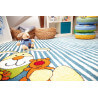 Tapis blanc pour garçon rectangulaire Semmel Bunny Sigikid