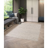 Tapis en laine et coton plat naturel uni Larslan