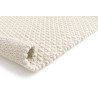 Tapis en laine et coton plat naturel uni Larslan