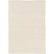 Tapis en laine et coton plat naturel uni Larslan