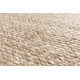 Tapis en laine et coton plat naturel uni Larslan