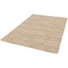 Tapis en laine et coton plat naturel uni Larslan