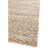 Tapis en laine et coton plat naturel uni Larslan