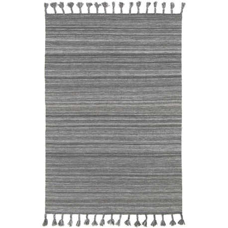Tapis plat tissé main avec franges Lame Deer