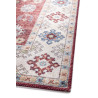 Tapis vintage rouge rayé Lambert