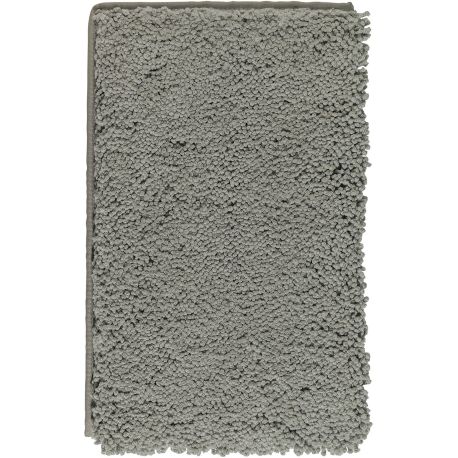 Tapis de salon haut de gamme sur mesure gris souris aspect laine