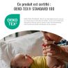 Tapis rond scandinave à courtes mèches Tori