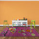 Tapis pour chambre d'enfant rose Birdy