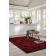 Tapis shaggy en polyester rouge Cosy Glamour Esprit Home